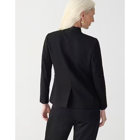 J. Crew Going-out Blazer in Stretch Twill Black Size 2 - Picture 4 of 9